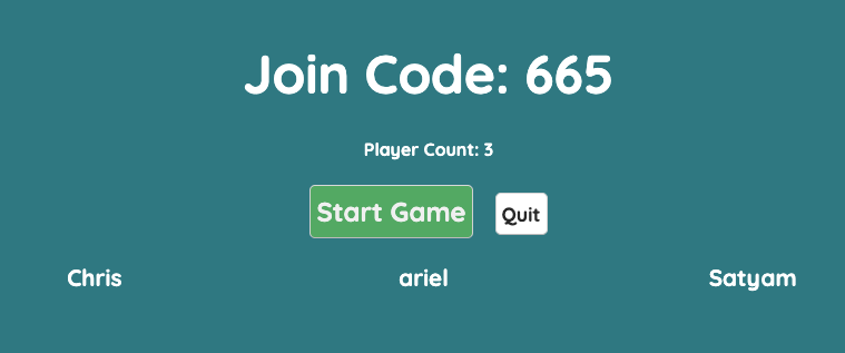 screenshot of Play Live button